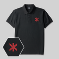 2077 Trauma Team Geek Embroidered Polo Shirt