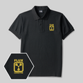Flux Capacitor Emblem Geek Embroidered Polo Shirt