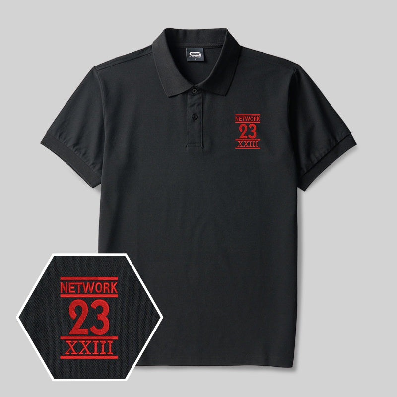 Network 23 Geek Embroidered Polo Shirt