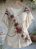 Women's 250th Anniversary Print Casual Top