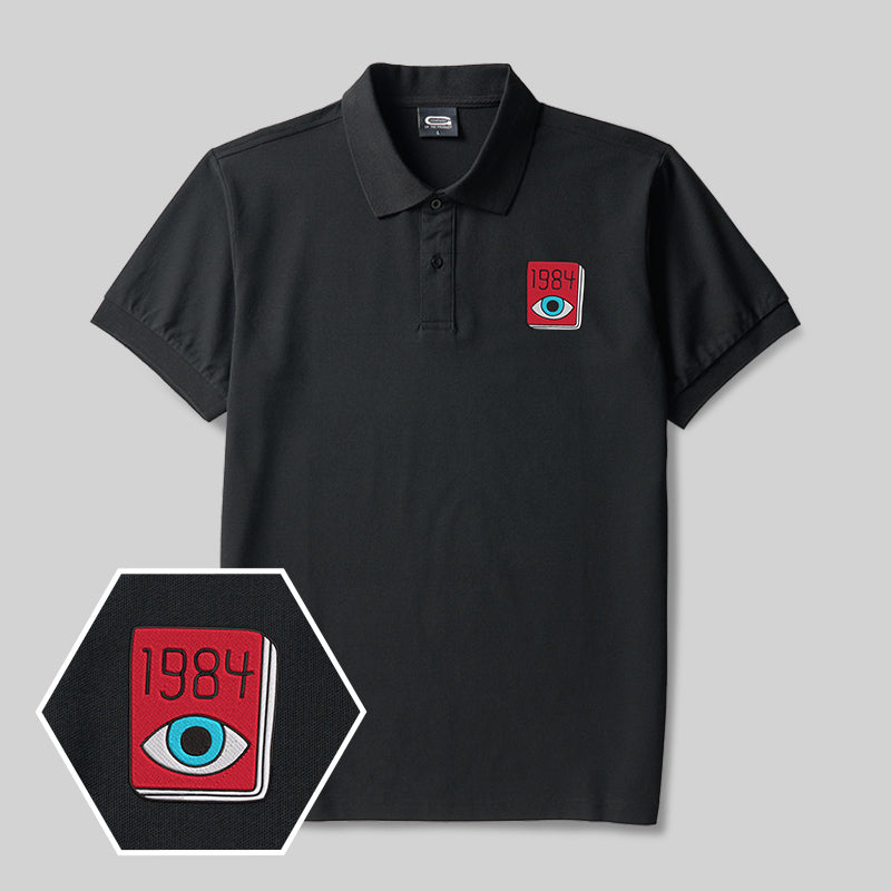 1984 Eye Geek Embroidered Polo Shirt