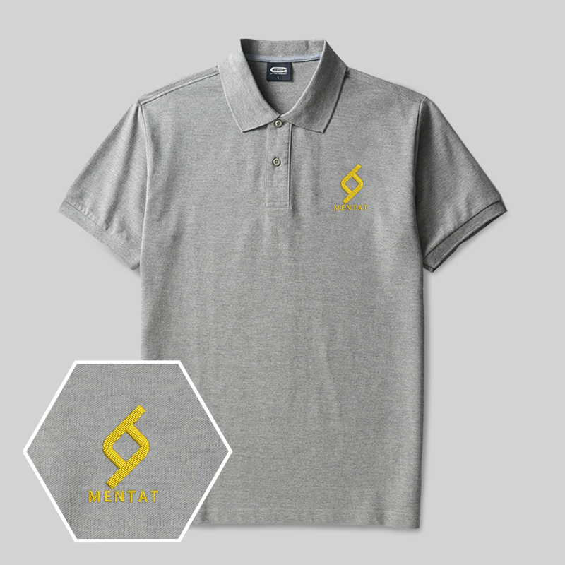 Mentat Geek Embroidered Polo Shirt