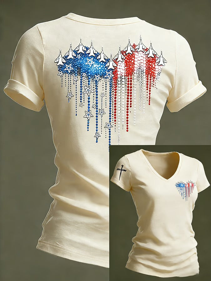Women's 250th Anniversary Printed Casual T-shirt