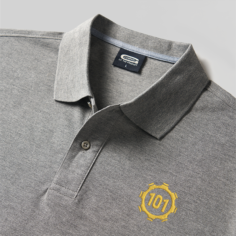 Shelter 101 Geek Embroidered Polo Shirt