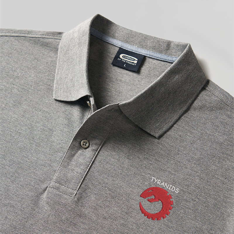 The Tyranids Geek Embroidered Polo Shirt