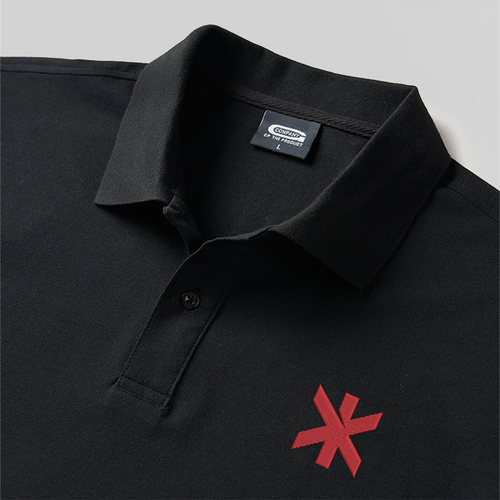 2077 Trauma Team Geek Embroidered Polo Shirt