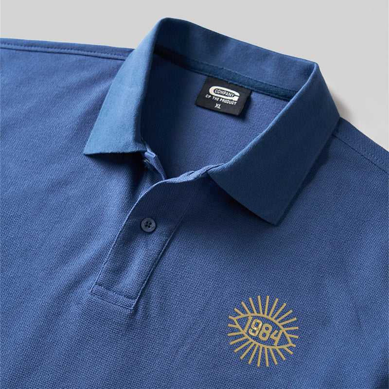 1984 Geek Embroidered Polo Shirt