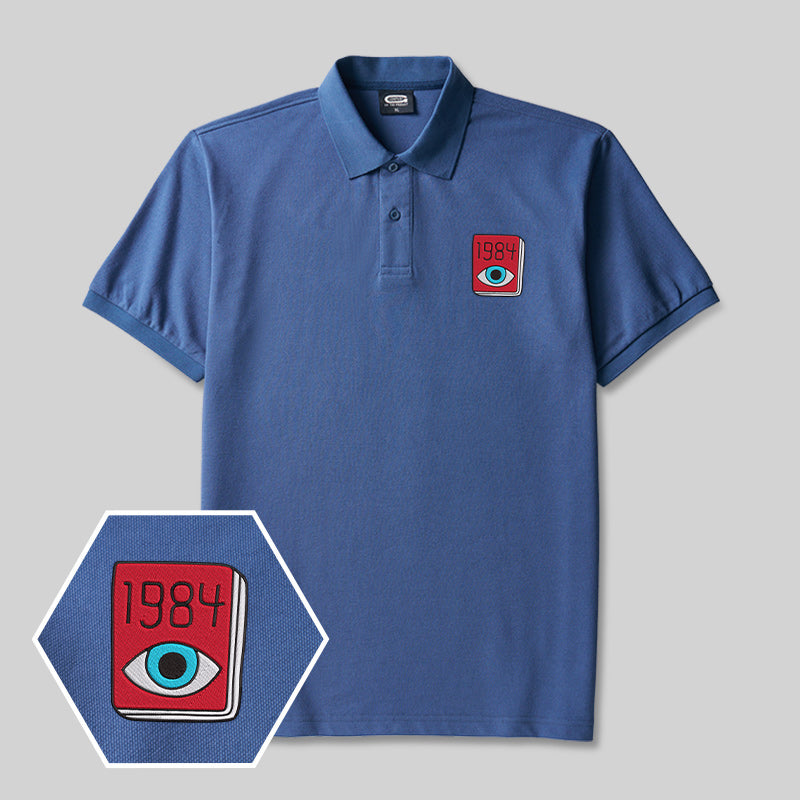 1984 Eye Geek Embroidered Polo Shirt