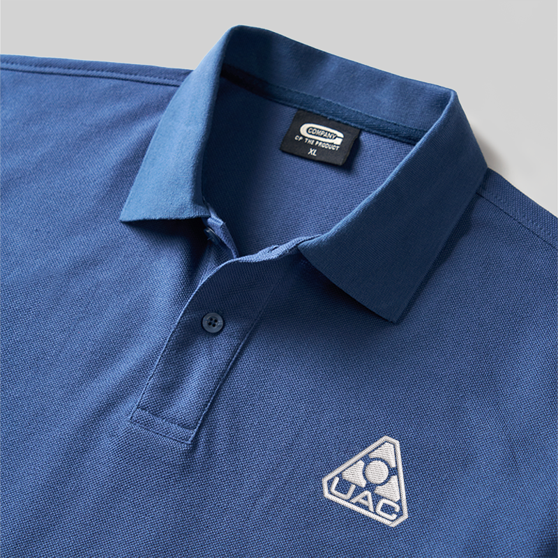 U.A.C Geek Embroidered Polo Shirt