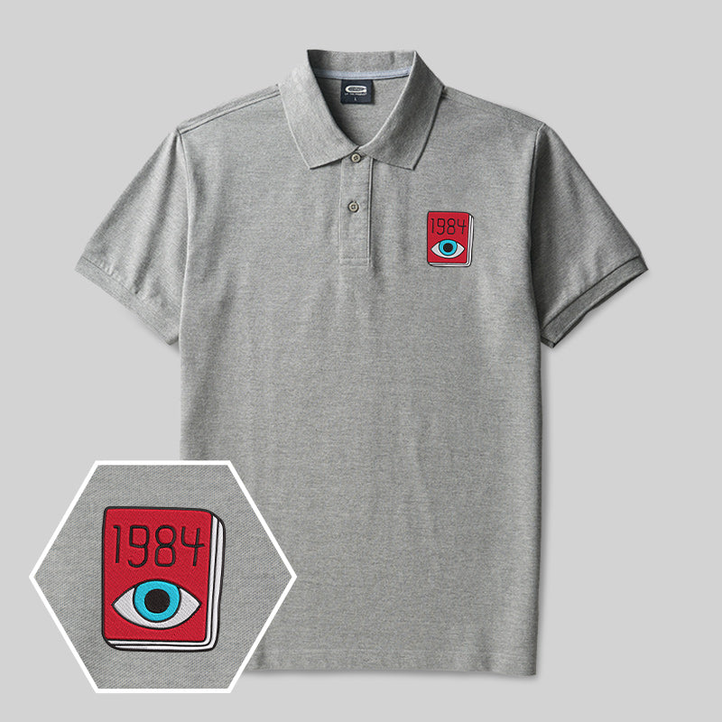 1984 Eye Geek Embroidered Polo Shirt
