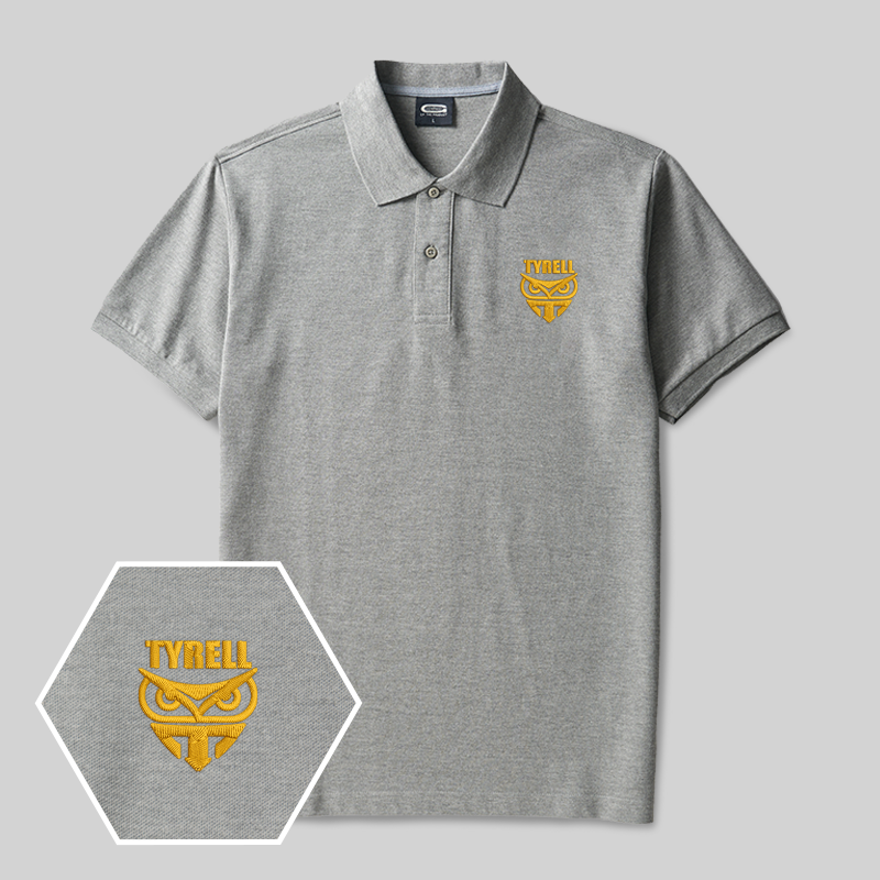 Tyrell Corporation Geek Embroidered Polo Shirt