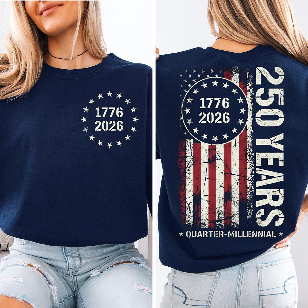 America 250th Anniversary Women's Casual Sweatshirt