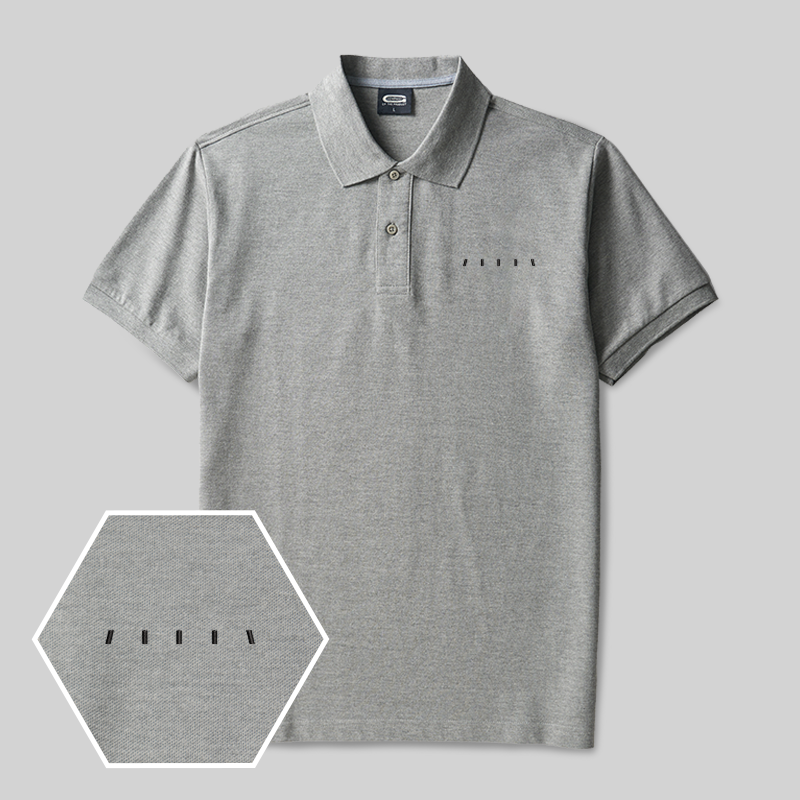 Alien Geek Embroidered Polo Shirt