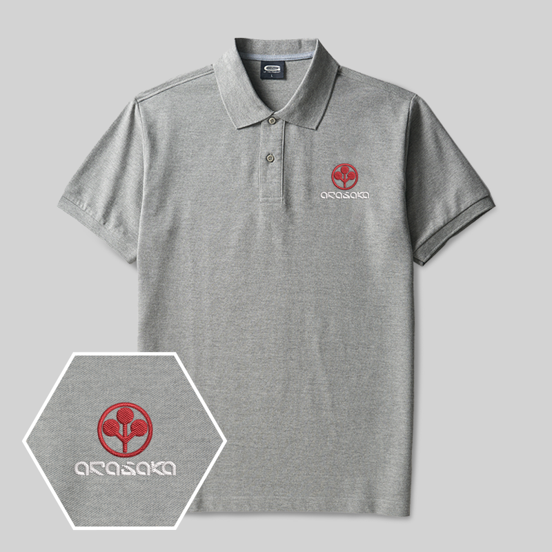 Arasaka Elite Geek Embroidered Polo Shirt