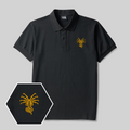 Facehugger Geek Embroidered Polo Shirt