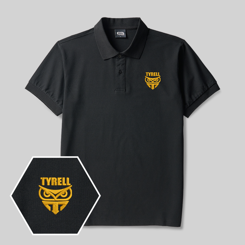 Tyrell Corporation Geek Embroidered Polo Shirt