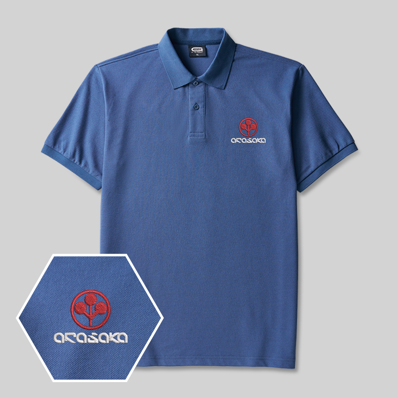 Arasaka Elite Geek Embroidered Polo Shirt