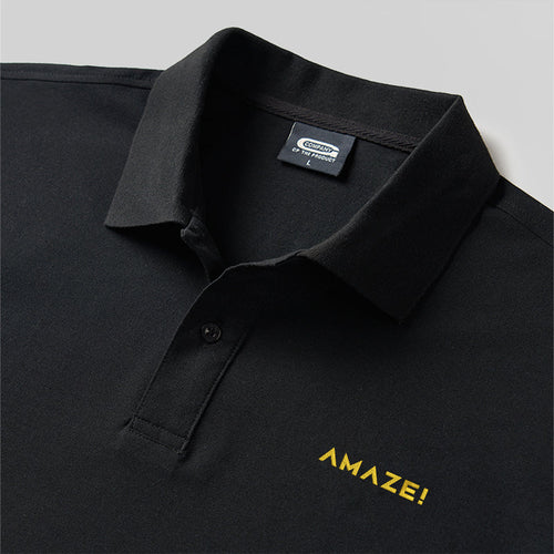 AMAZE! Geek Embroidered Polo Shirt