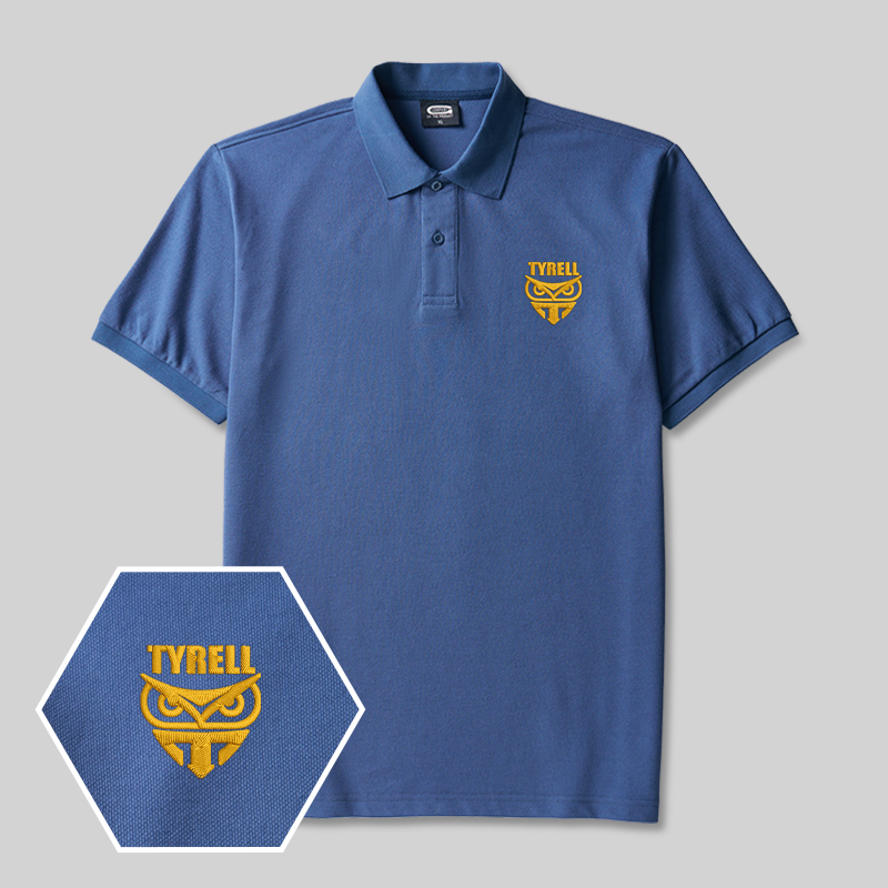 Tyrell Corporation Geek Embroidered Polo Shirt