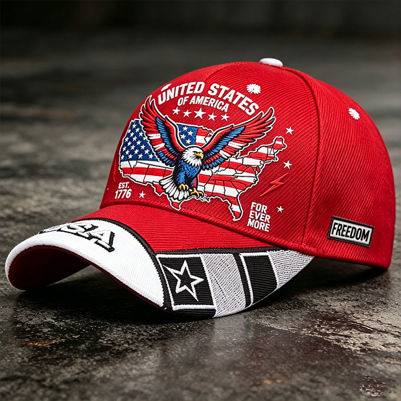 Unisex 250th Anniversary Art Print Casual Baseball Cap