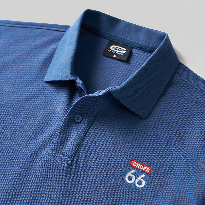 Order 66 Geek Embroidered Polo Shirt