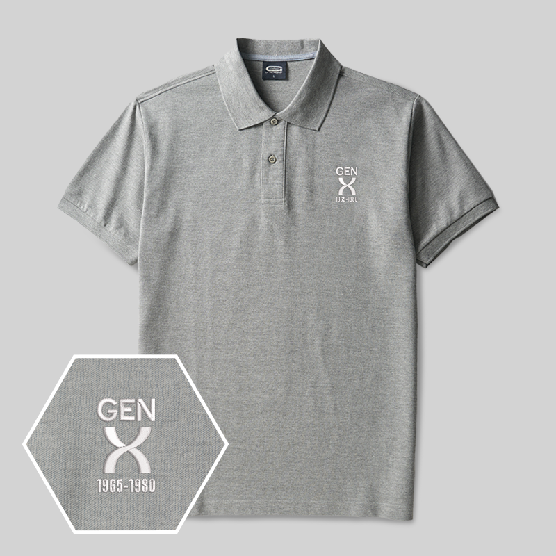 Generations Era Geek Embroidered Polo Shirt