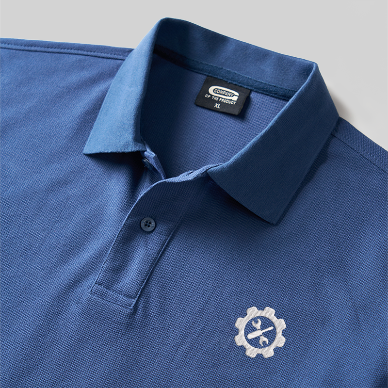 Fix & Build Geek Embroidered Polo Shirt